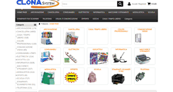 Desktop Screenshot of clonasystem.it
